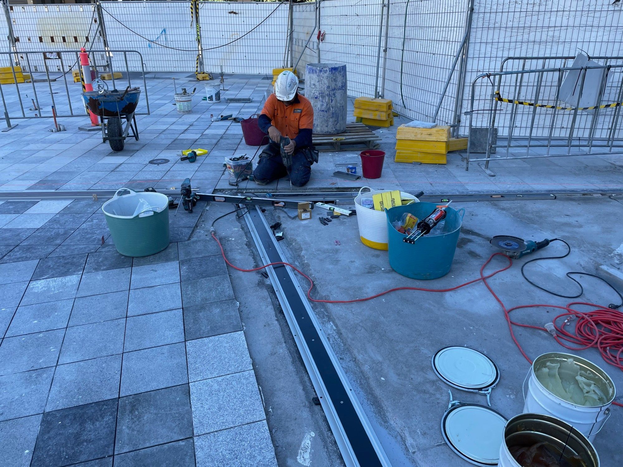 Continuous Angle Leg Floor Joint | Australian Expansion Joints